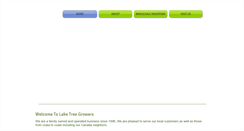 Desktop Screenshot of laketreegrowers.com