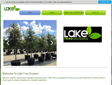 Tablet Screenshot of laketreegrowers.com